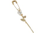 Ambush Rose Charm Single Earring Gold