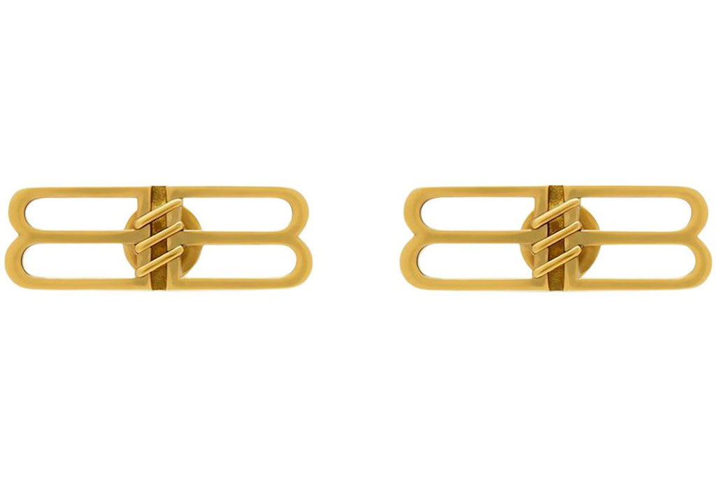 Balenciaga BB Icon Earrings Gold