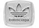 Balenciaga x adidas Trefoil Signet Ring Silver