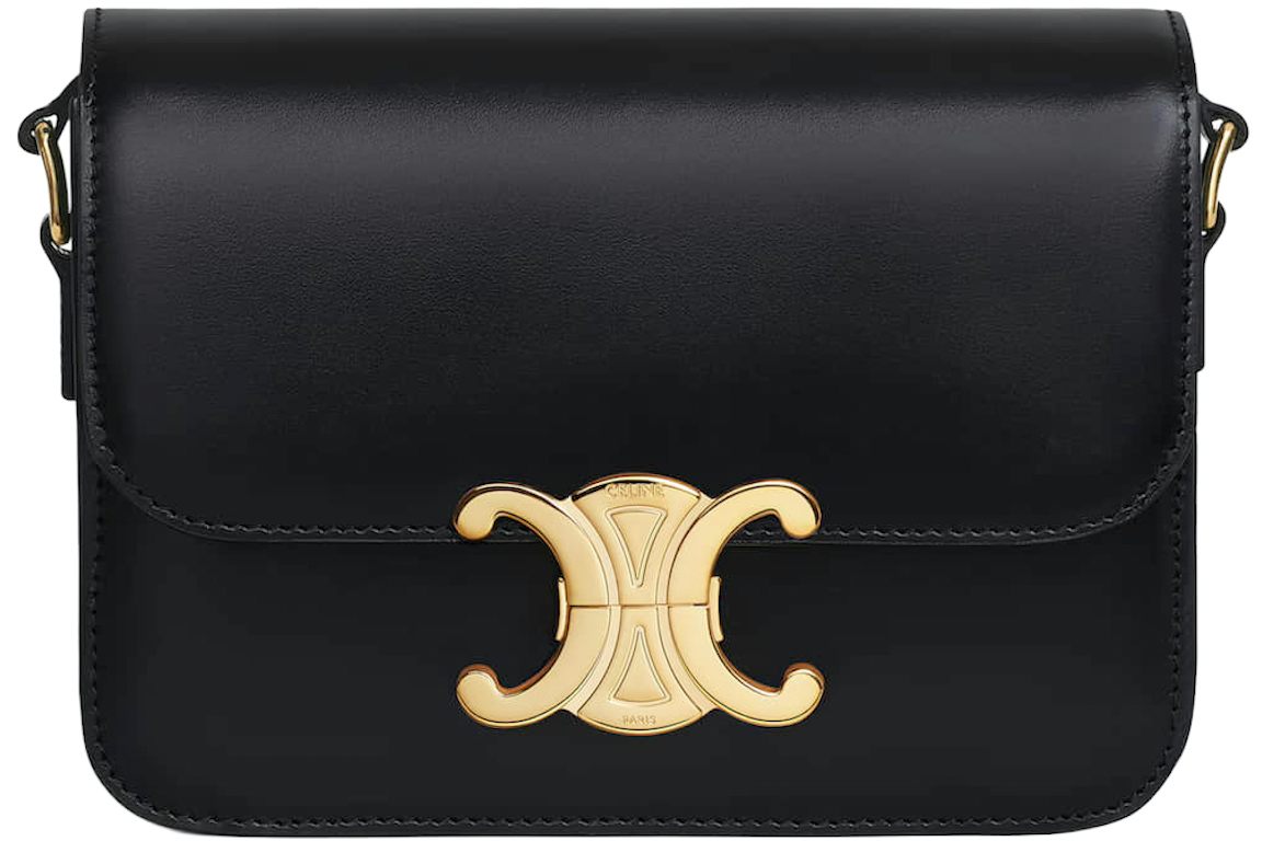 Celine Teen Triomphe Bag Black