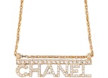 Chanel Chanel Crystal Necklace Gold (AB8053)