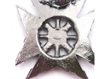 Chanel Faux Pearl Star Necklace Gunmetal Silver Multicolor
