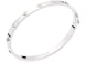 Dior CD Diamond Bangle Bracelet Silver