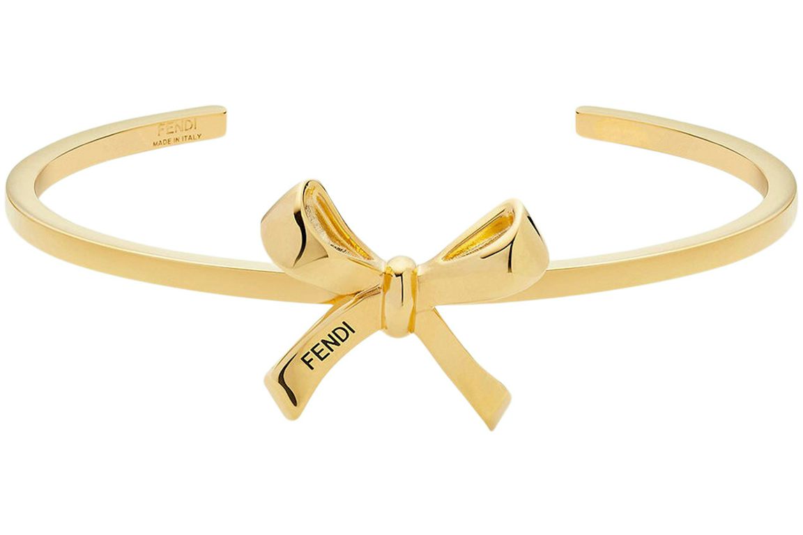 Fendi by Marc Jacobs Fendi Bow Bracelet Gold-Colored Bracelet