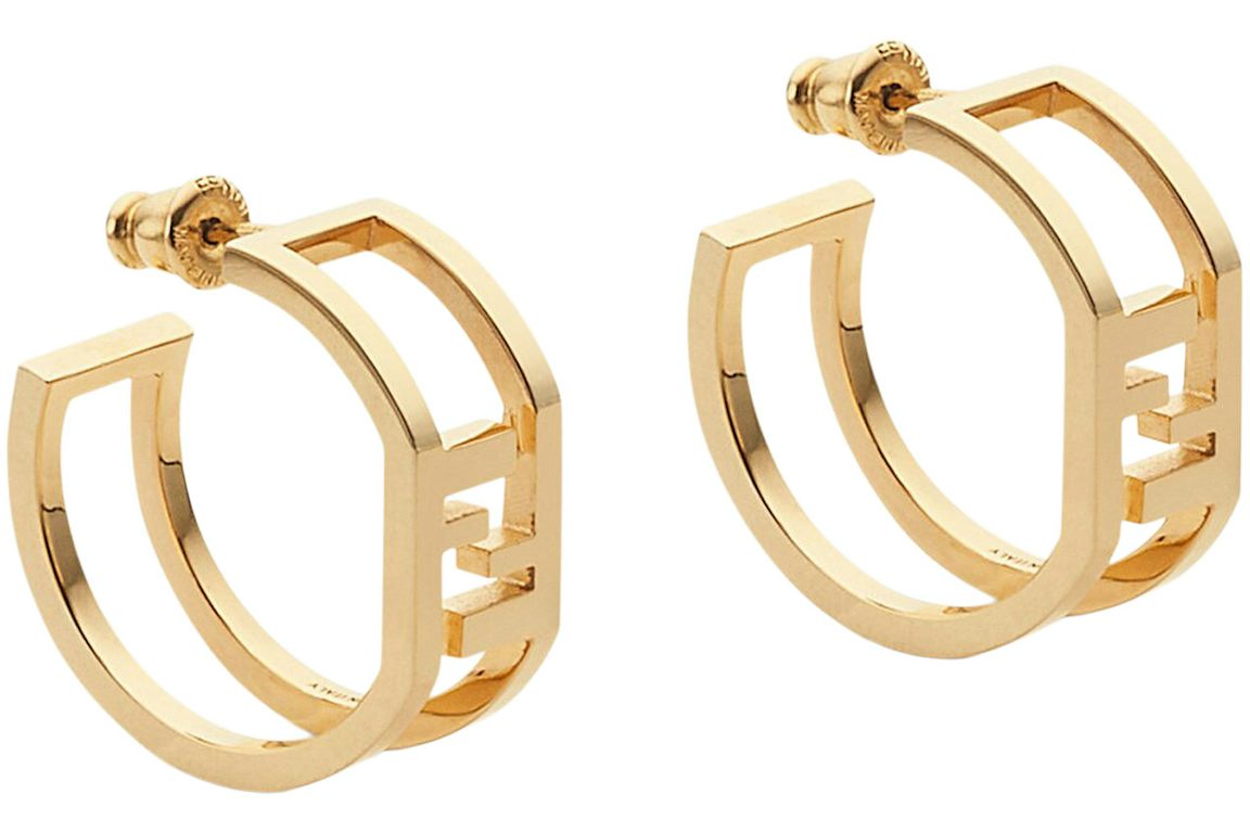 Fendi by Marc Jacobs Forever Fendi Oval Earrings Gold-Colored Earrings
