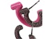 Ferragamo Pink Ferragamo Crystal-Embellished Gancini Half-Hoop Earrings