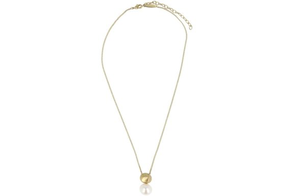 Ferragamo Sculptural Pendant Faux Pearl Necklace Multi