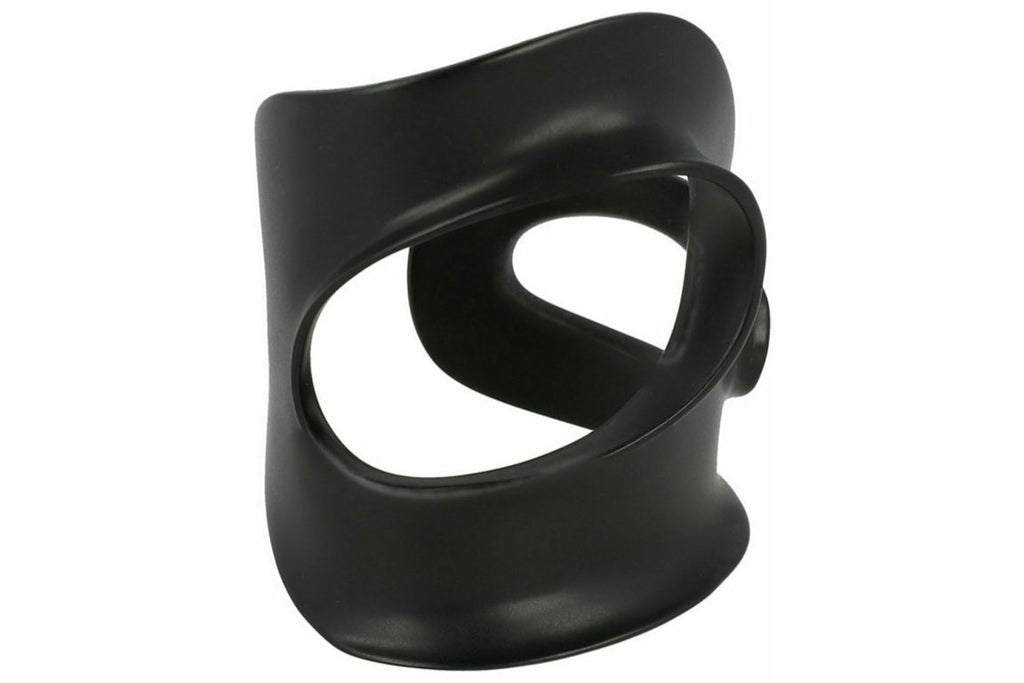 Ferragamo Small Sculptural Cutout Bracelet Black