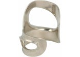 Ferragamo Small Sculptural Cutout Bracelet Silver