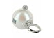 Givenchy 4G Large Pearl Ring White Silver