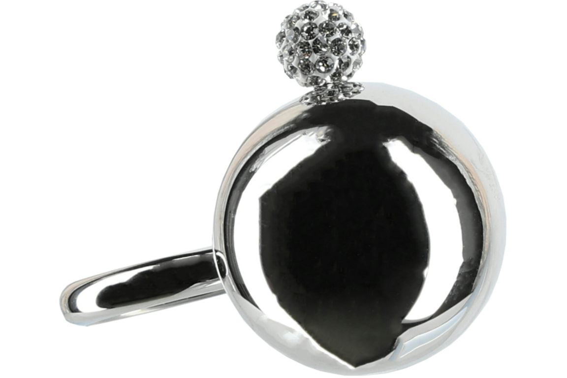 Givenchy 4G Medium Pearl Ring Silver