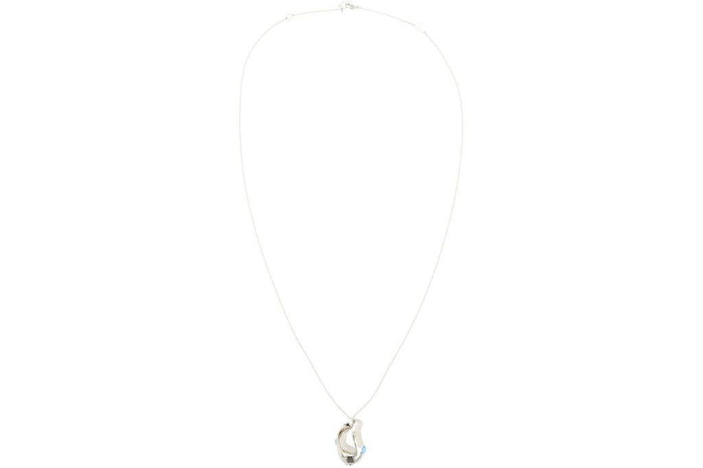 Givenchy Organic Pendant Necklace Turquoise