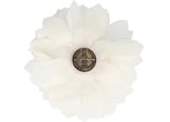 Gucci Flower Silk Brooch White