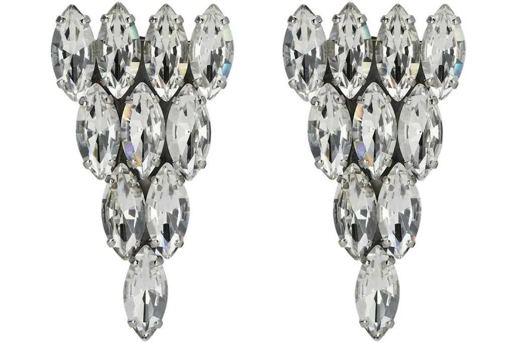 Gucci Geometric Shape Earrings Palladium-tone