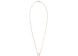 Hermes Mini Pop H Pendant Gold-tone Rose Dragee