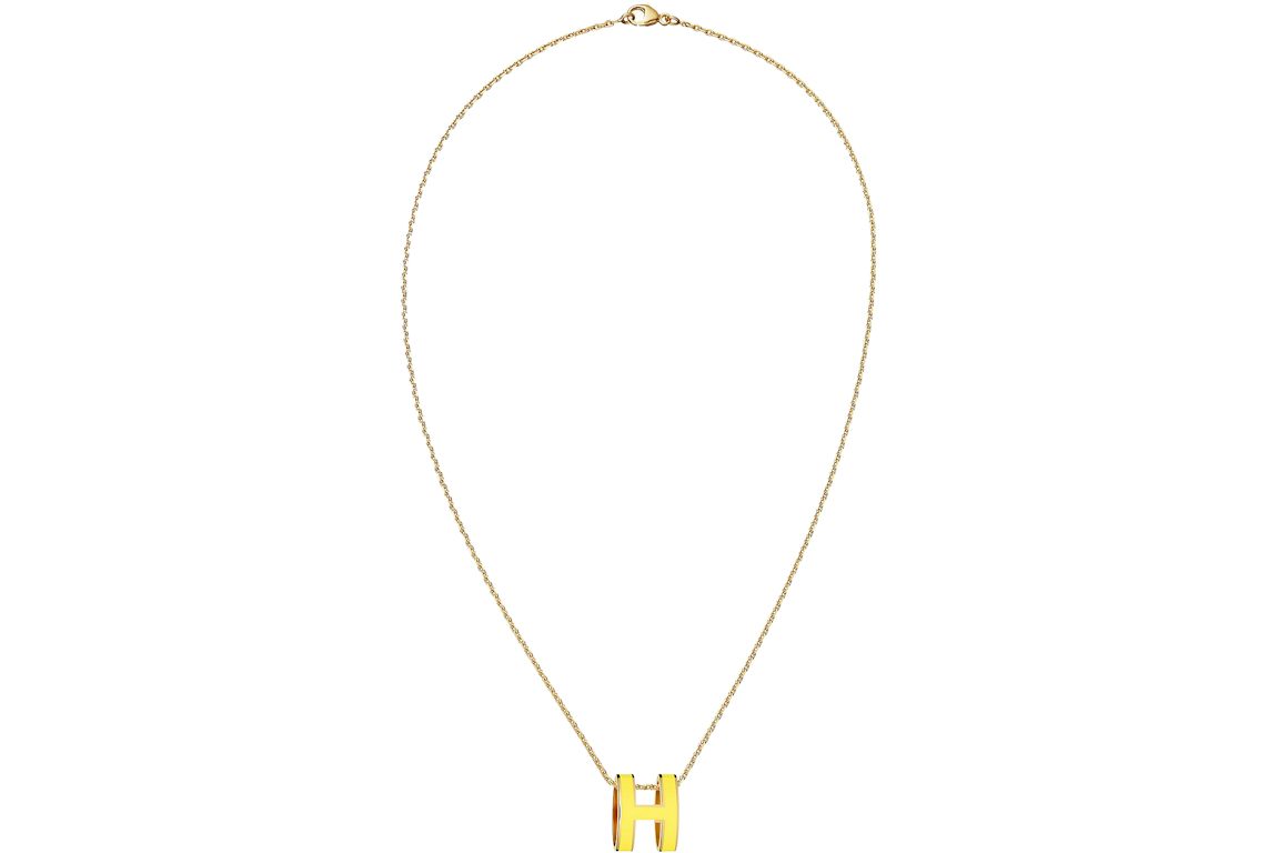 Hermes Pendant Pop H Mimosa Yellow