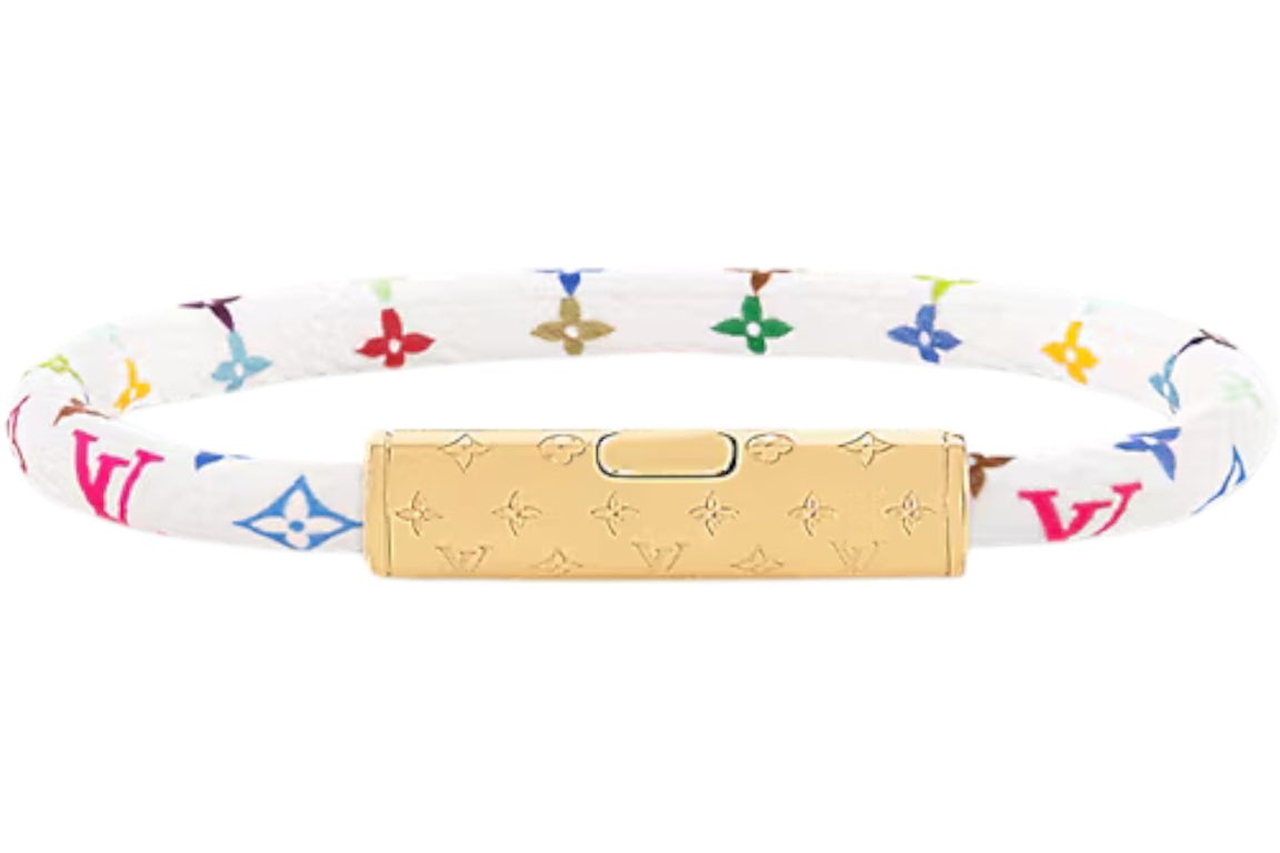 Louis Vuitton x Takashi Murakami LV Confidential Bracelet White Multicolored