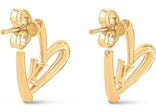 Louis Vuitton Limited Edition Heart Earrings PM Gold