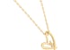 Louis Vuitton Limited Edition Heart Necklace Fall In Love Gold