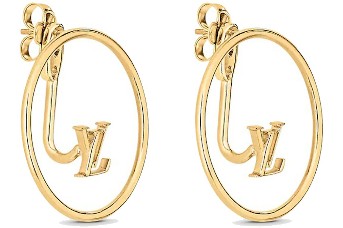 Louis Vuitton LV Eclipse Earrings Gold