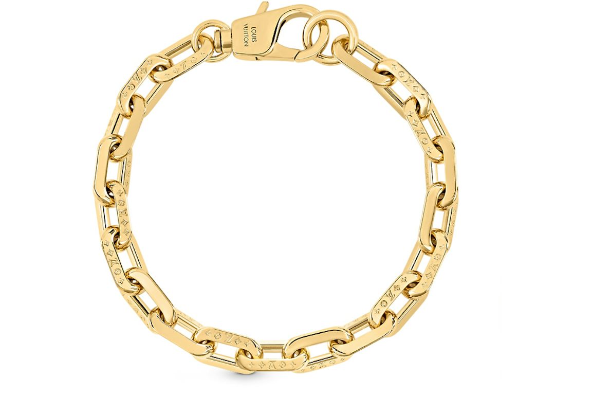 Louis Vuitton LV Edge MM Necklace Gold