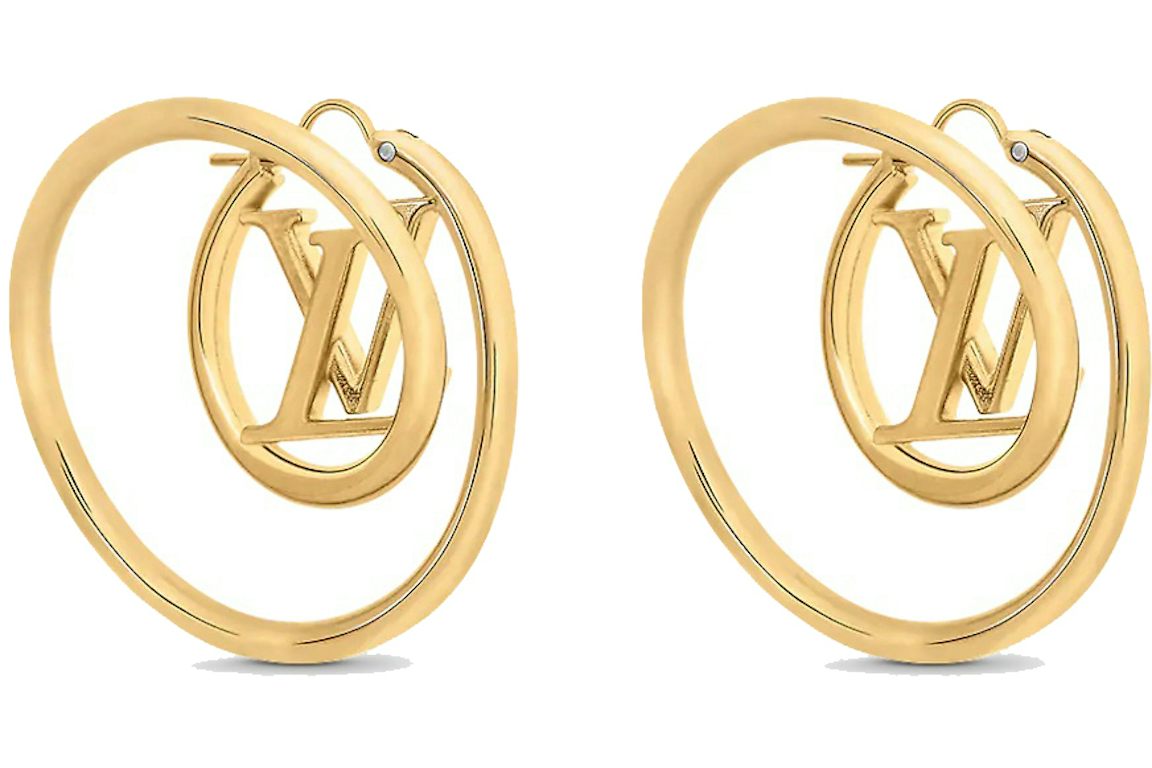 Louis Vuitton LV Spiral Earrings Gold