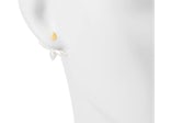 Louis Vuitton Louisette Earrings Gold/White