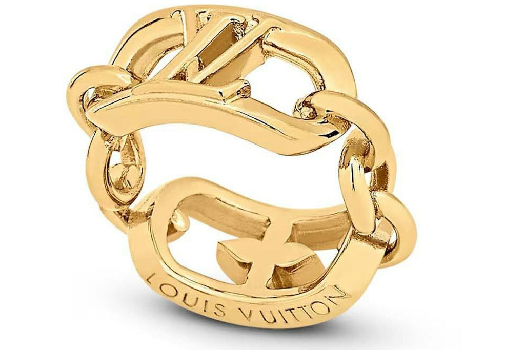 Louis Vuitton My LV Chain Ring Brass