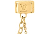 Louis Vuitton Nanogram Earphone Earrings Gold