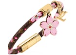Louis Vuitton x Takashi Murakami Cherry Blossom Bracelet Sakura Brown