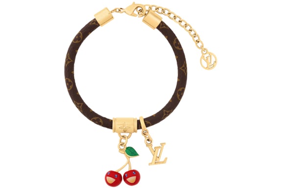Louis Vuitton x Takashi Murakami Cherry Bracelet Brown Monogram