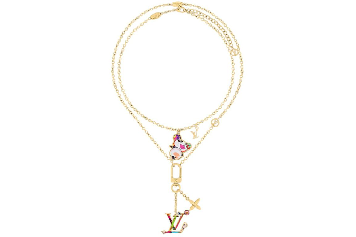 Louis Vuitton x Takashi Murakami Superflat Necklace Multicolor