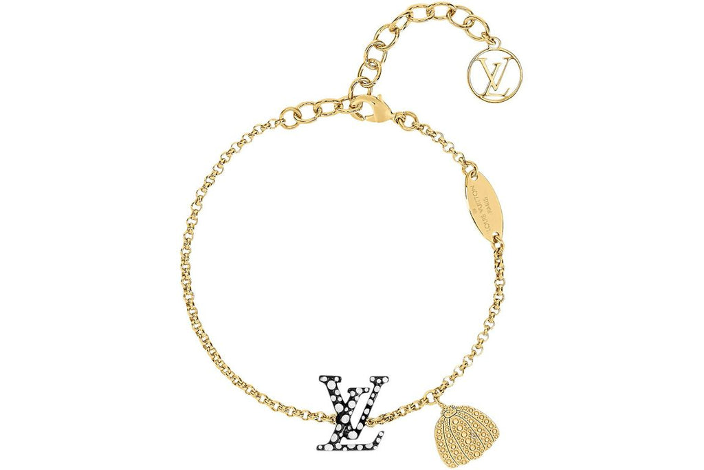 Louis Vuitton x Yayoi Kusama LV Iconic Infinity Dots Bracelet Black/White