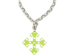 OFF-WHITE Arrow Play Bracelet Silver/Green