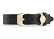 Philipp Plein 3D $kull Crystal Calf Leather Bracelet Gold