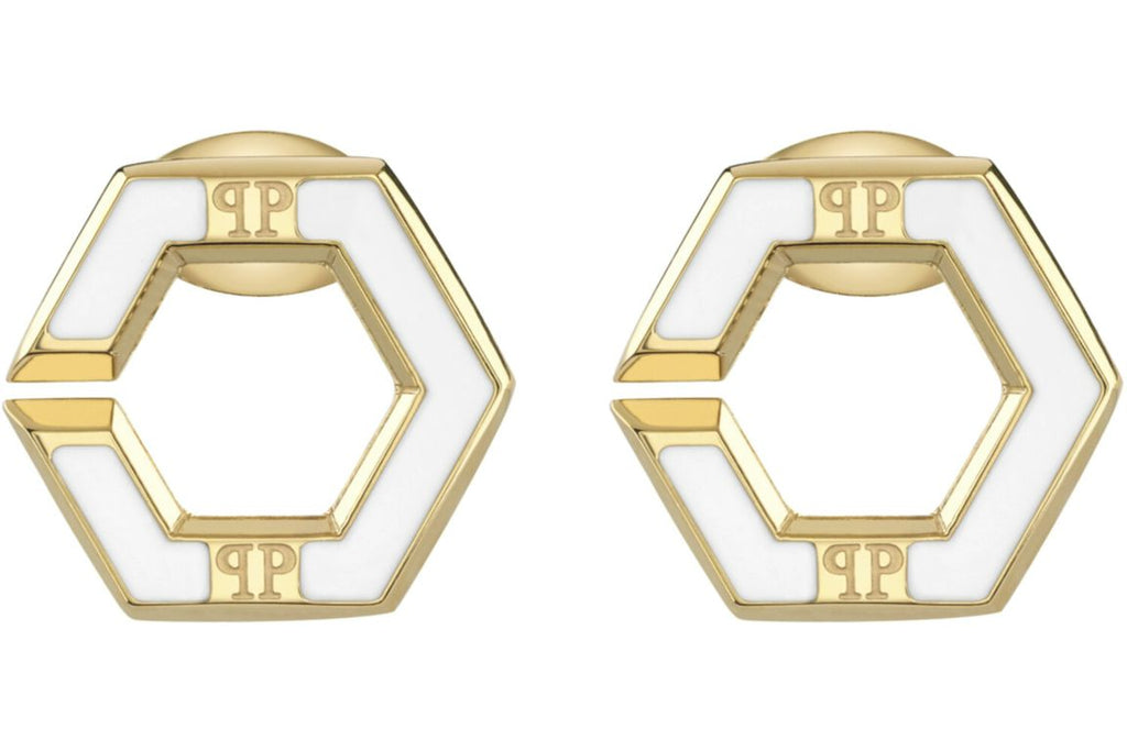 Philipp Plein Legacy Stud Earrings Gold