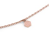 Philipp Plein Sliding $kull Crystal Cable Chain Bracelet Rosegold