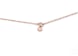 Philipp Plein Sliding $kull Crystal Cable Chain Necklace Rosegold