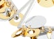 Rabanne H&M Beaded Disc-Embellished Earrings Silver/Gold