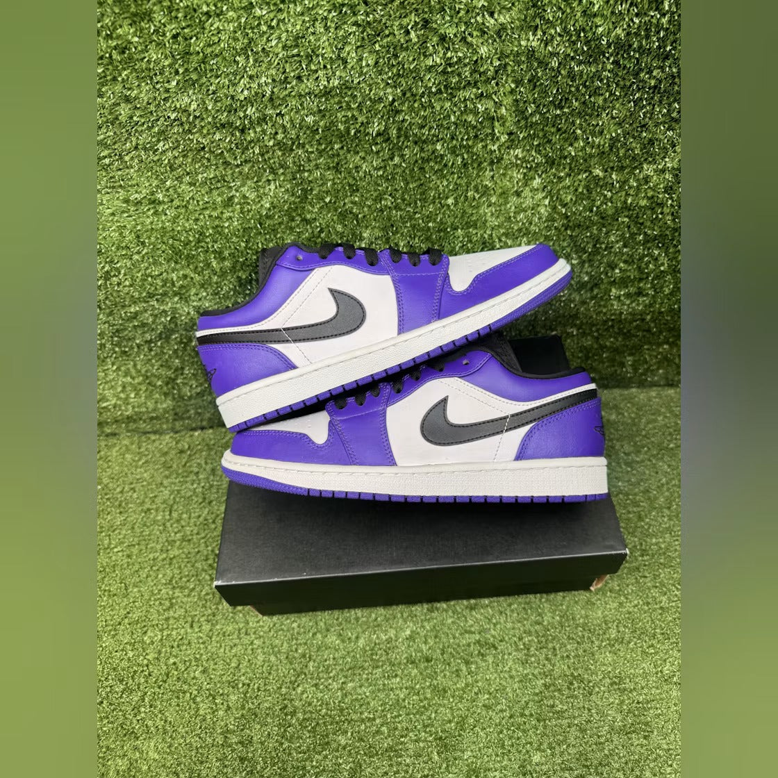 Used - Air Jordan 1 Low Court Purple White - US M 8 - detail 1
