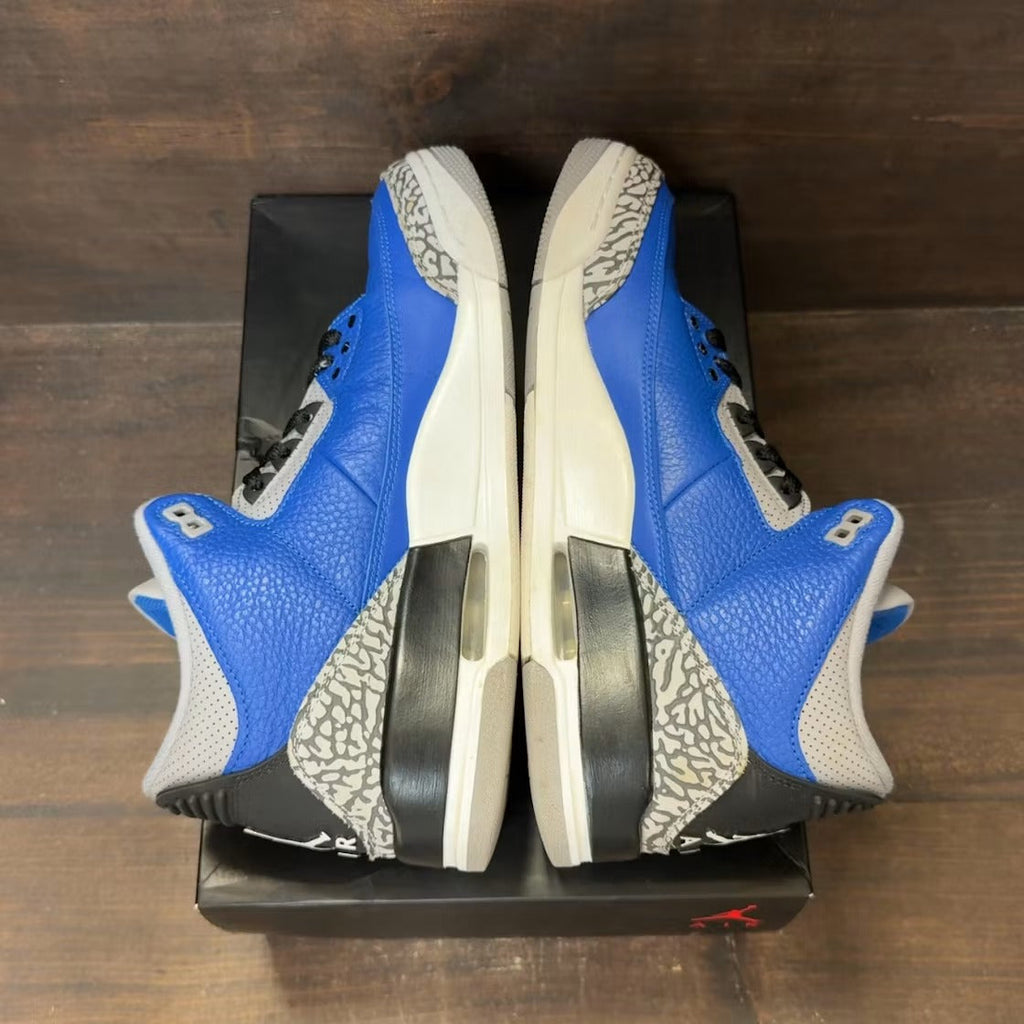 Used - Air Jordan 3 Retro Varsity Royal Cement - US M 10 - detail 4