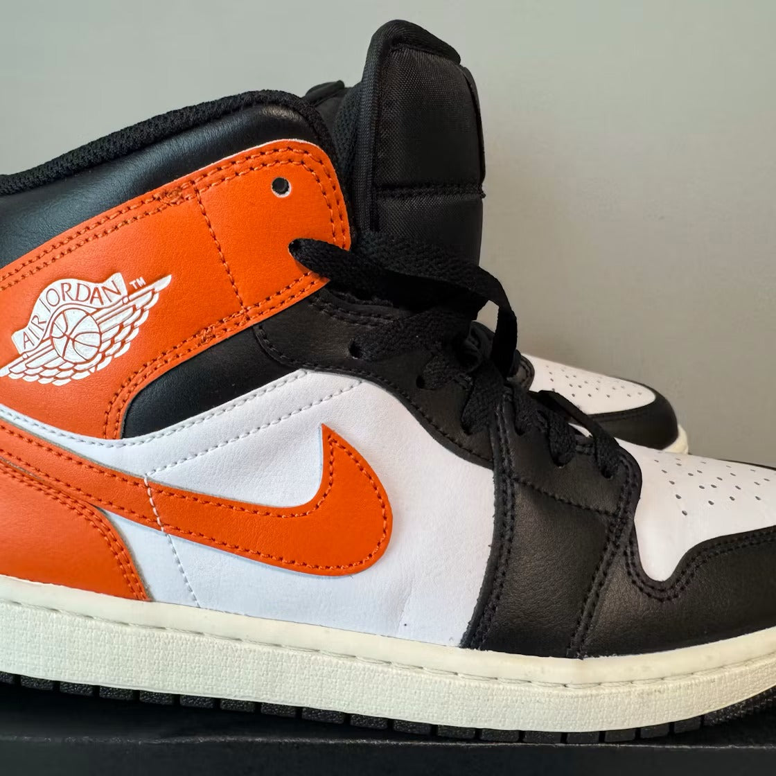 Air Jordan 1 Mid Black Toe Starfish - US M 9.5 - New - Other - detail 1