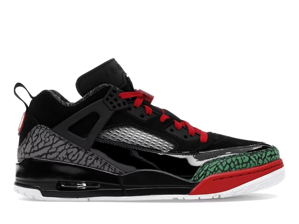 Used - Air Jordan Spizike Low Black Classic Green White Varsity Red - US M 8 - catalog main image