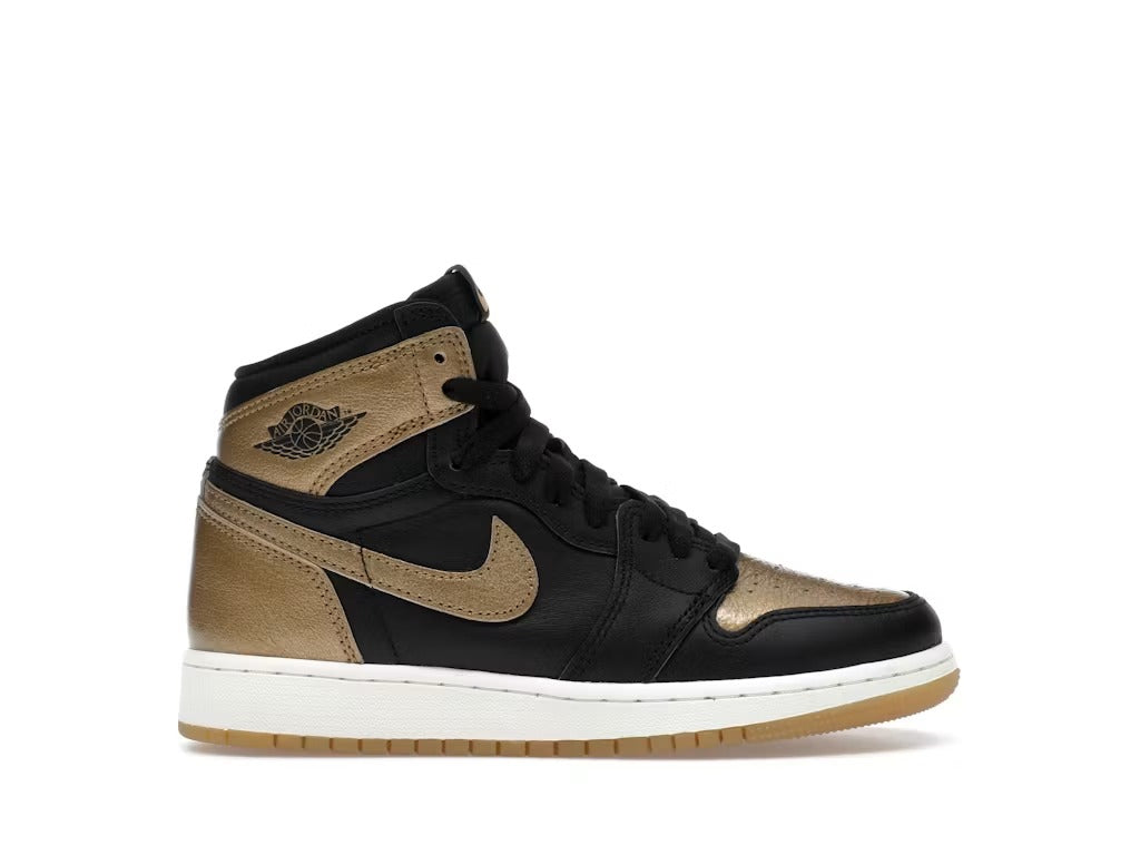 Air Jordan 1 Retro High OG Black Metallic Gold (GS) - US 6.5Y - New - Other - catalog main image
