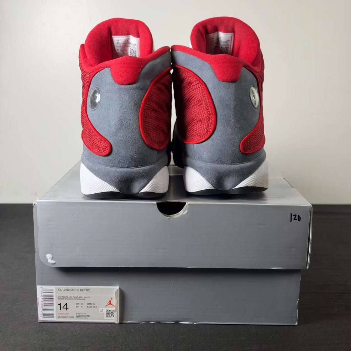 Used - Air Jordan 13 Retro Gym Red Flint Grey - US M 14 - detail 4