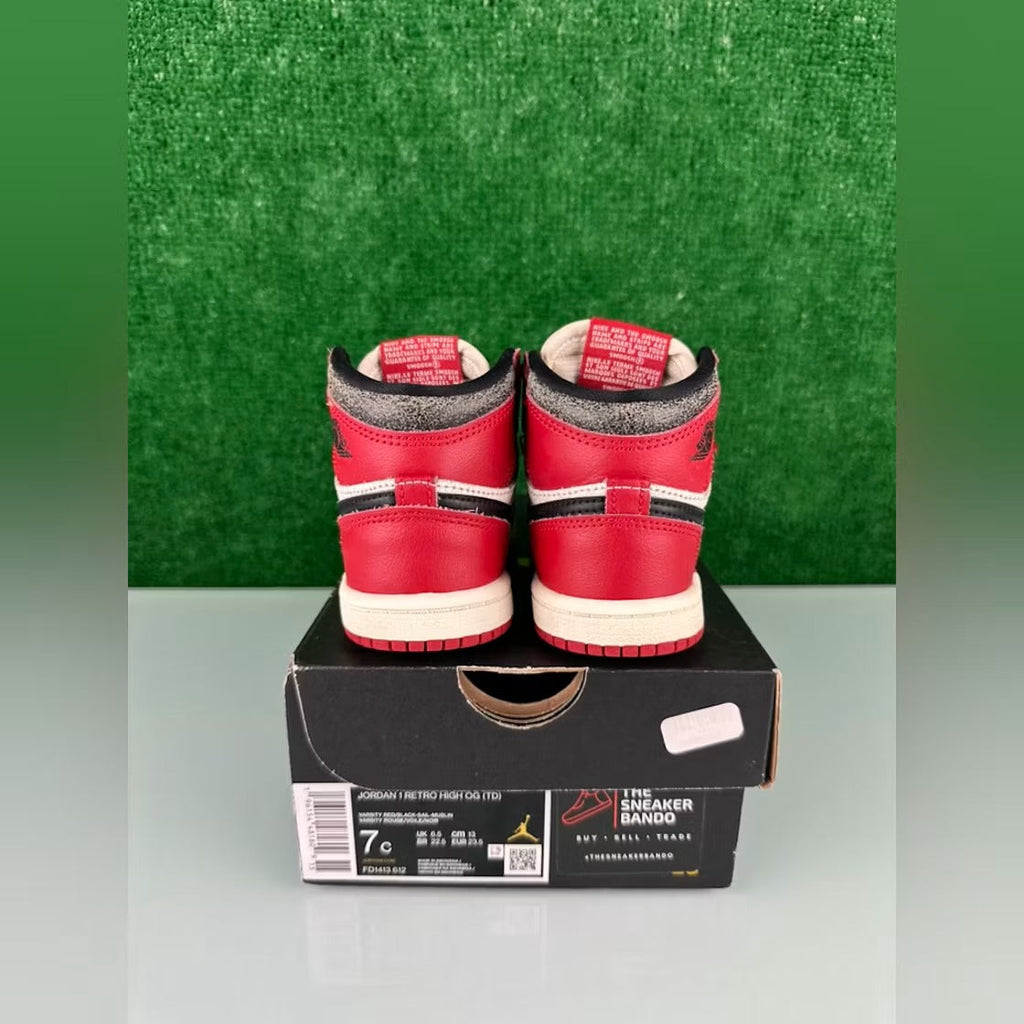Used - Air Jordan 1 Retro High OG Chicago Lost and Found (TD) - US 7C - detail 3