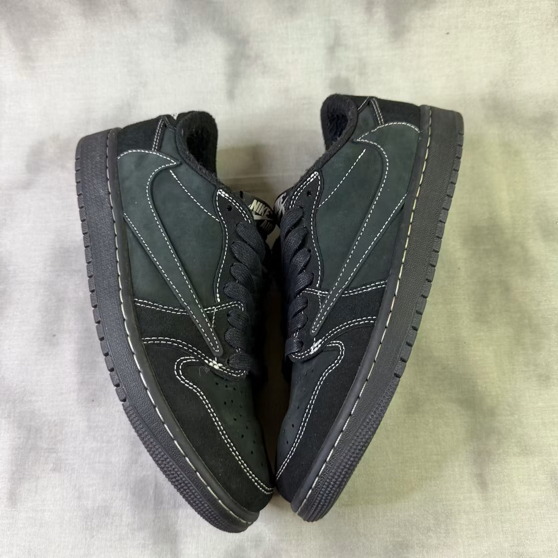 Used - Air Jordan 1 Retro Low OG SP Travis Scott Black Phantom - US M 8 - detail 1