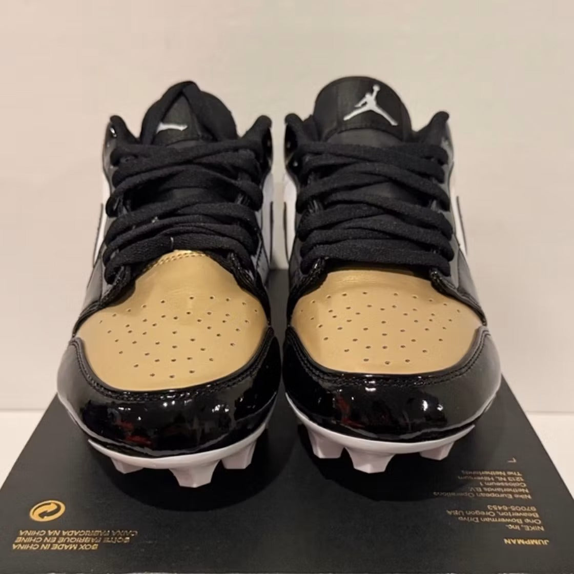 Air Jordan 1 Low TD Cleat Patent Gold Toe - US M 8.5 - New - Other - detail 4