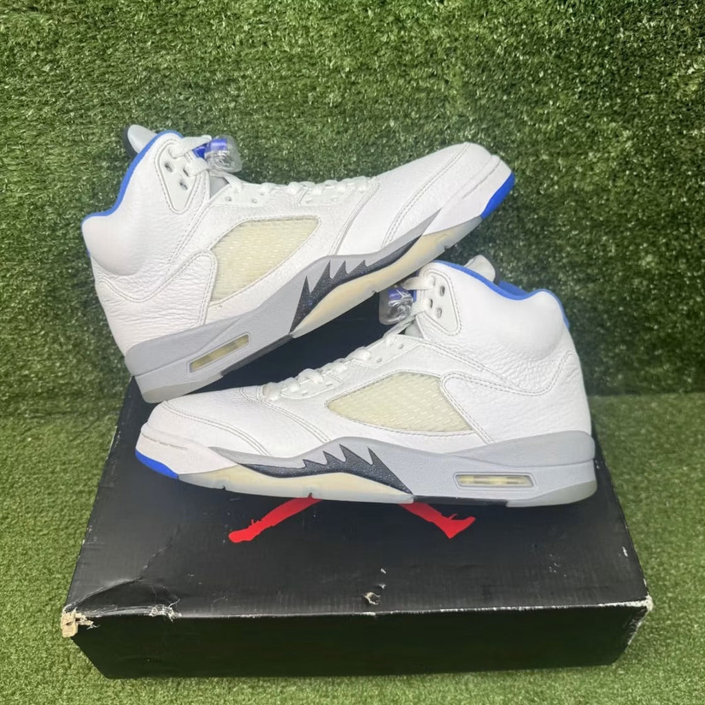 Used - Air Jordan 5 Retro White Stealth (2021) - US M 10.5 - detail 1