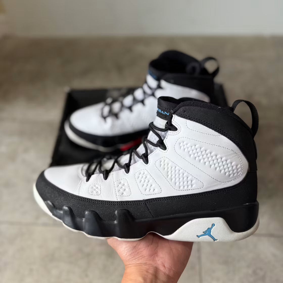 Used - Air Jordan 9 Retro University Blue - US M 10.5 - detail 4